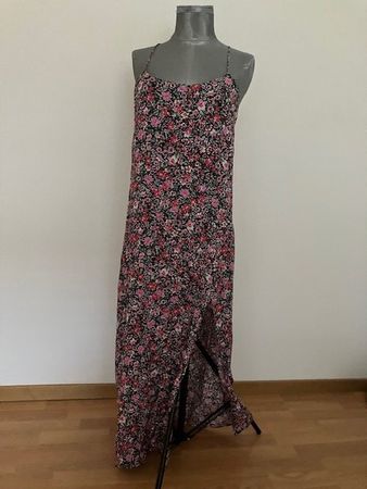 Robe longue fleurie style bohème pour l'été - taille M