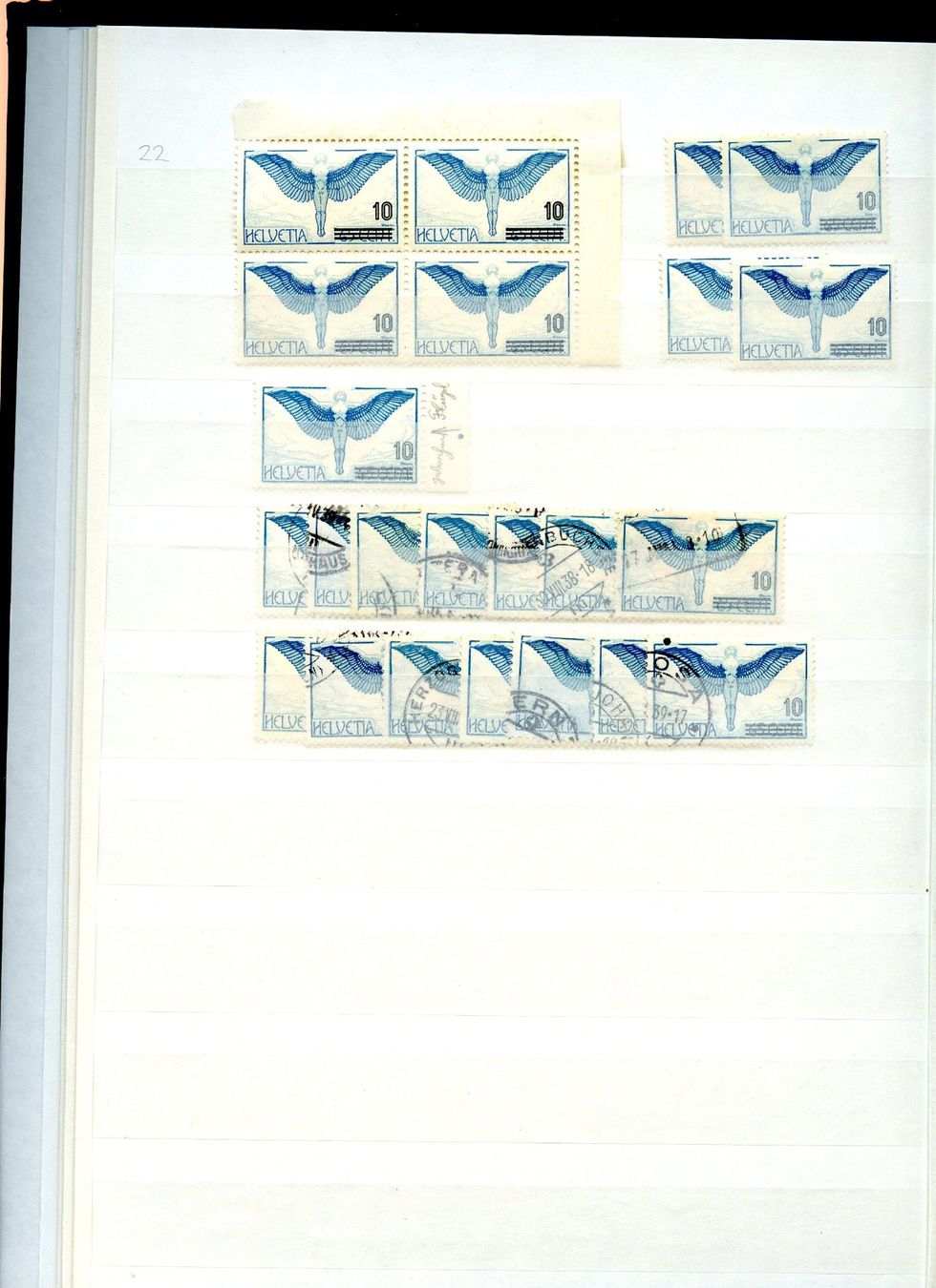 Alle Briefmarken: 1 grosse Sammlung Flugpost / postfrisch/Falz/gestempelt – Gebraucht aus Steffisburg von Charlamov 5