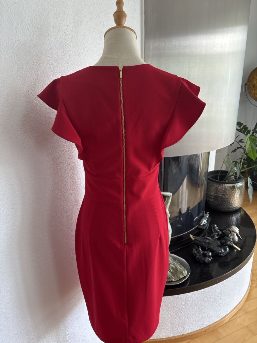 DKNY Vestiti: Rotes DKNY Kleid Gr. 4  – Nuovo (secondo la descrizione) da Embrach venduto da Dmoney 1