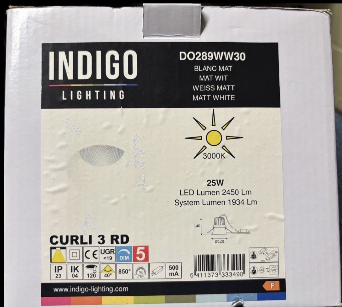 Lampade: 16 LED Einbauleuchten Indigo Lighting – Nuovo e nell'imballaggio originale da Steinach venduto da Janik0001 3