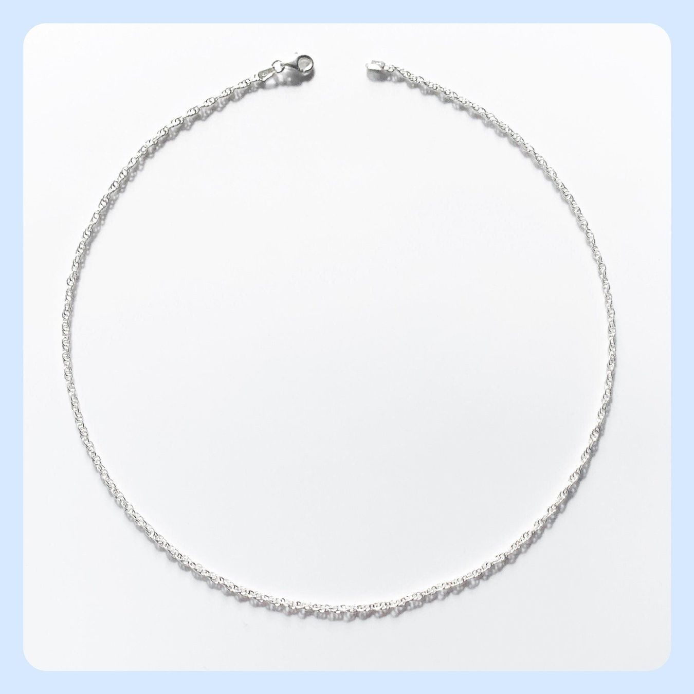 Catenine: Kordelkette Silber 925, 1.75mm, 40cm – Nuovo e nell'imballaggio originale da Zürich venduto da Mevas_Silber 1