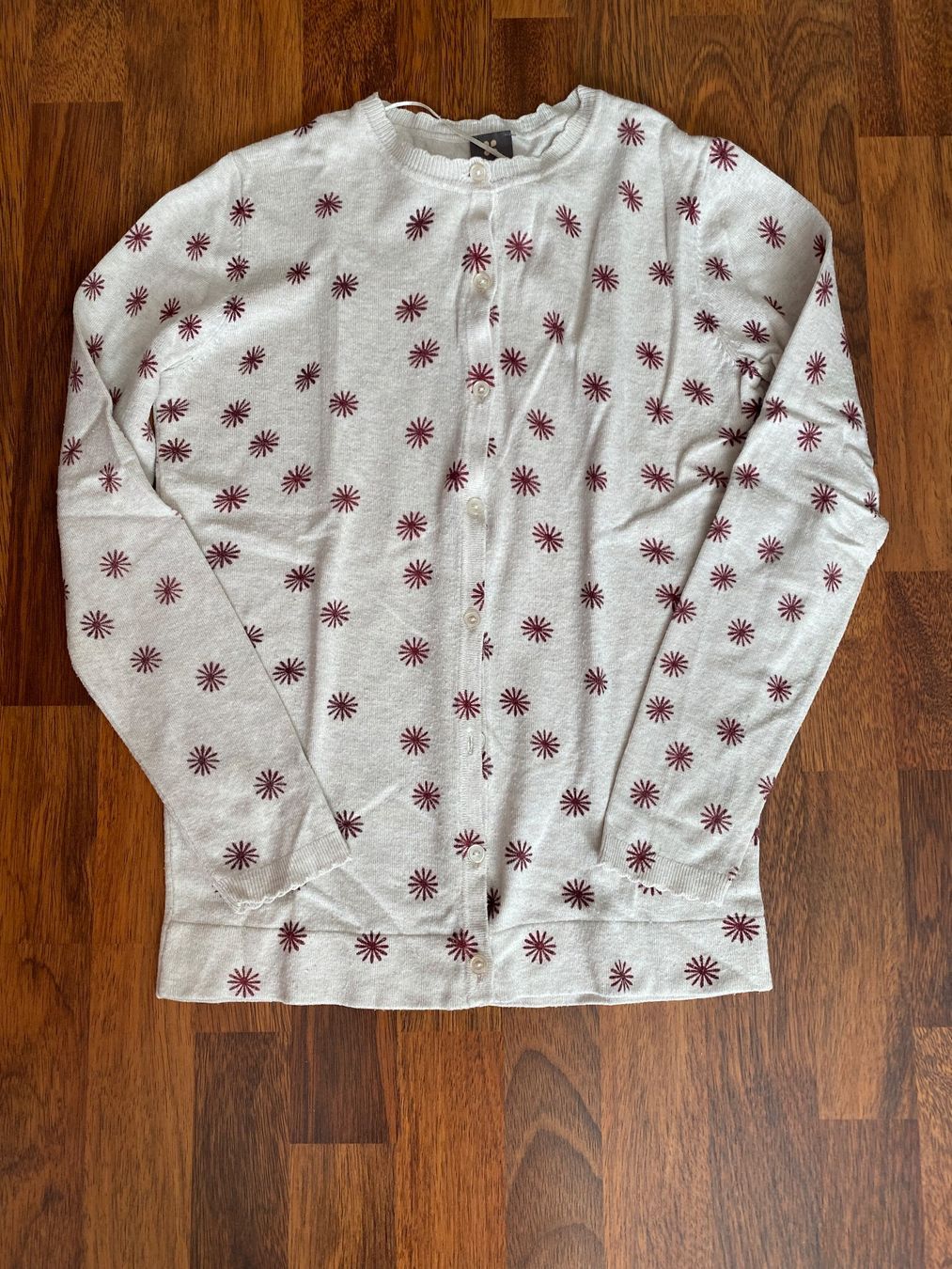 Manor Giacche: Manor Strickjacke, Gr. S, beige mit Muster – Usato da Stadel b. Niederglatt venduto da sandart