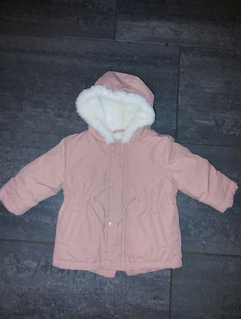 Winterjacke, Gr. 74, Primark, Rosa, ungetragen