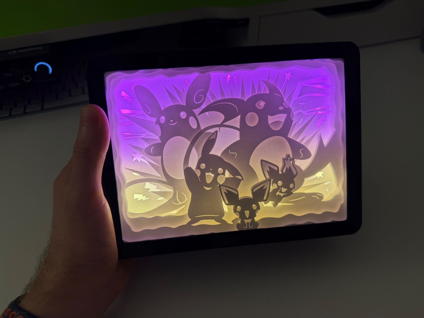 Pokémon Spielzeuge: Frame LED 3D light - Pokémon – Neu (gemäss Beschreibung) aus Lausanne von oenix 1