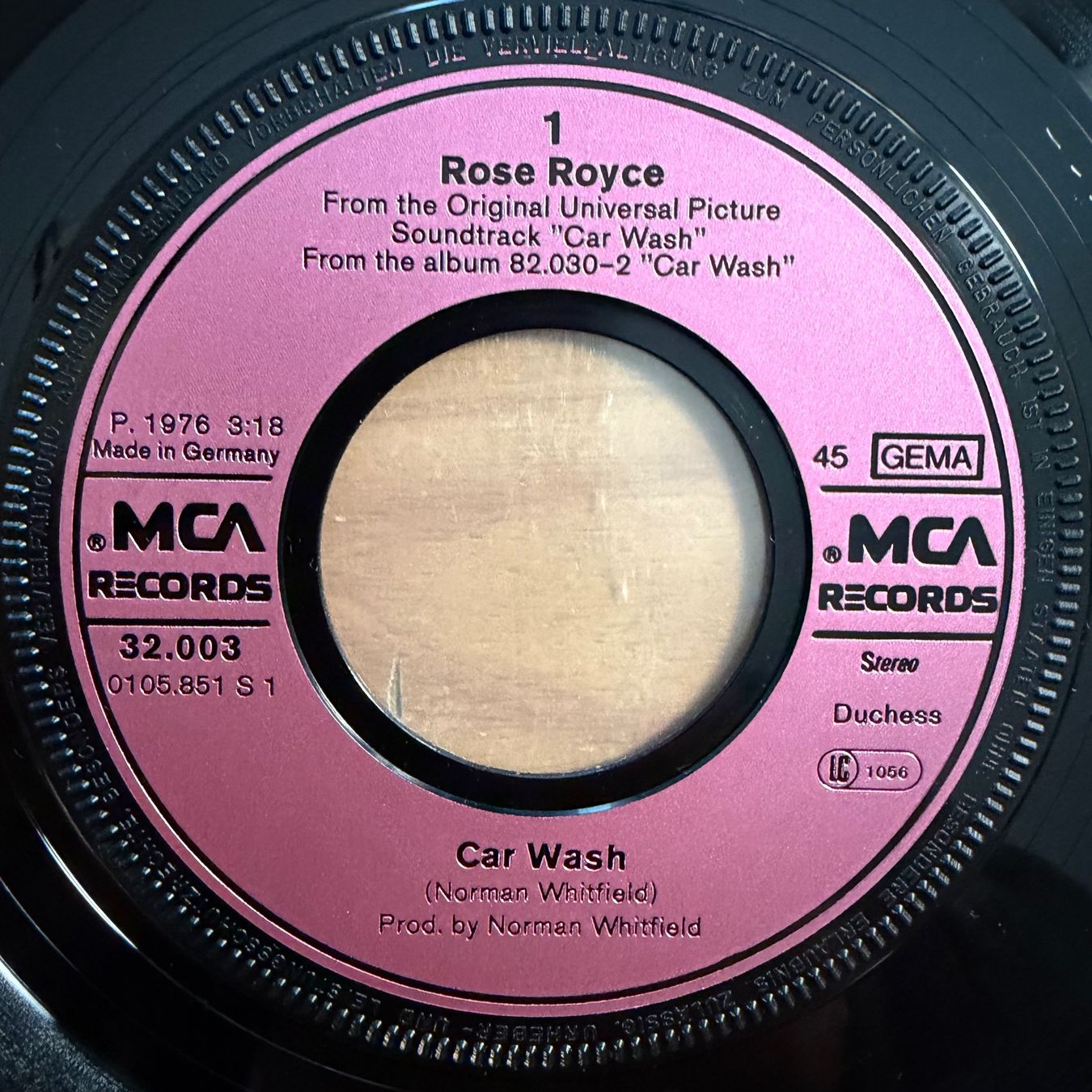 Schallplatten: Rose Royce - Car Wash / 1. D-Press. 1976 - Nice Copy – Gebraucht aus Gais von soundcave57 2