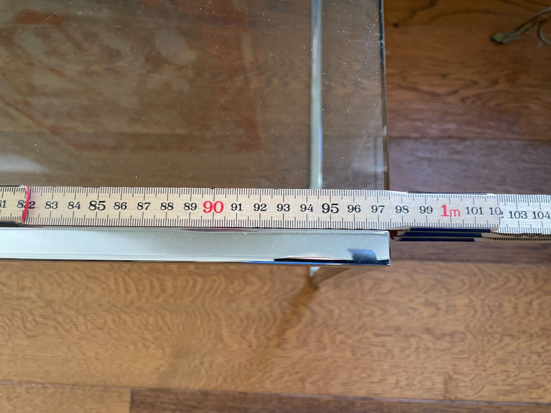 Tables: Glastisch mit Chrom Gestell - stylisch – D'occasion à Zürich par ZHtobi 5
