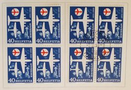 1956 Geschenkheft, Gedenkmarken ET 4-Block Kt. 90.-