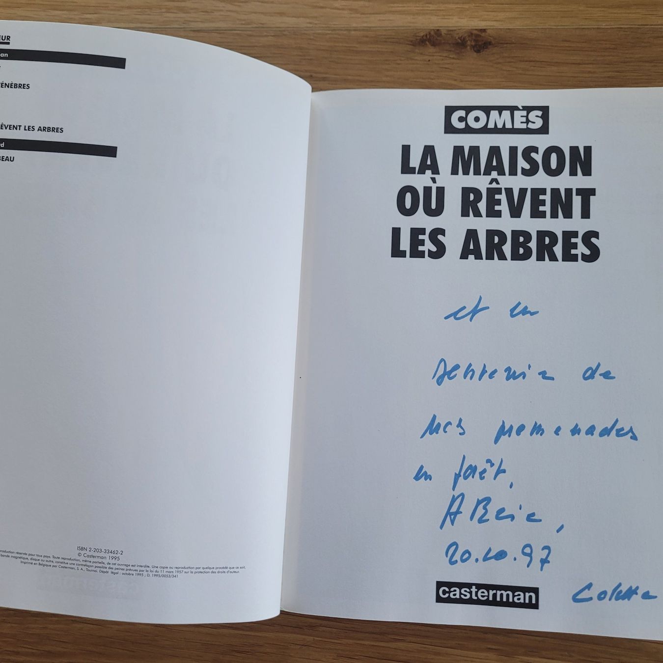 Fumetti: BD EO La Maison Ou Rêvent Les Arbres Comès – Usato da Biel/Bienne venduto da Destockweb 3