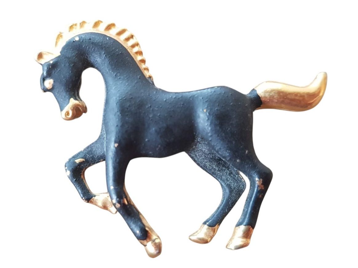 Broschen & Nadeln: Brosche Pferd Modeschmuck – Gebraucht aus Mörschwil von wunderkiste44