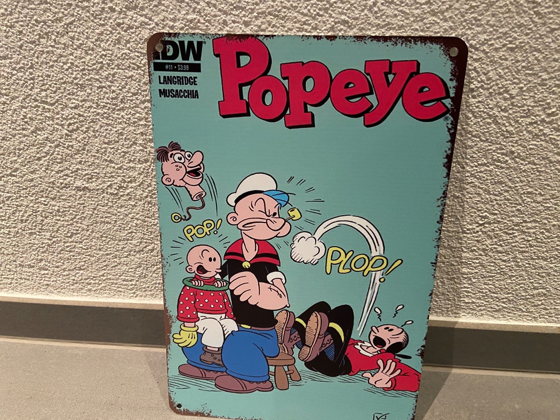 Schilder: SCHILD METALL POPEYE / DER RENNER/ NEU / 1 Pcs. – Neu und originalverpackt aus Seon von Aaargauer01 3