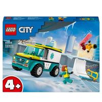 LEGO 60403 City Rettungswagen und Snowboarder