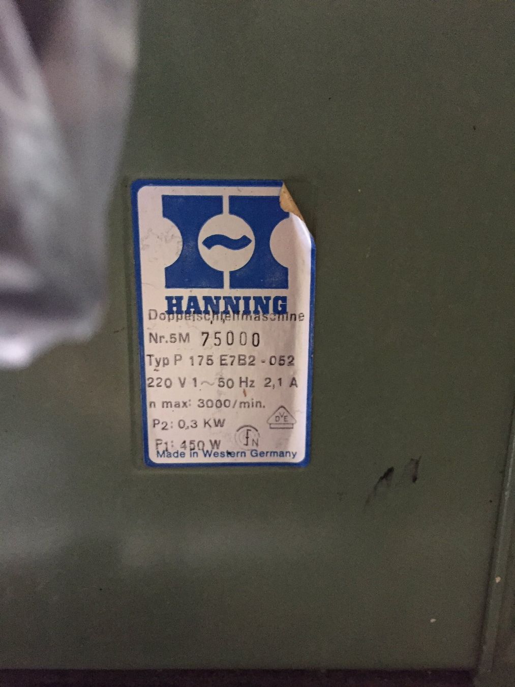 Schleifen & Polieren: Schleifmaschine "Hanning" – Gebraucht aus Seewen SO von crescendo1 1
