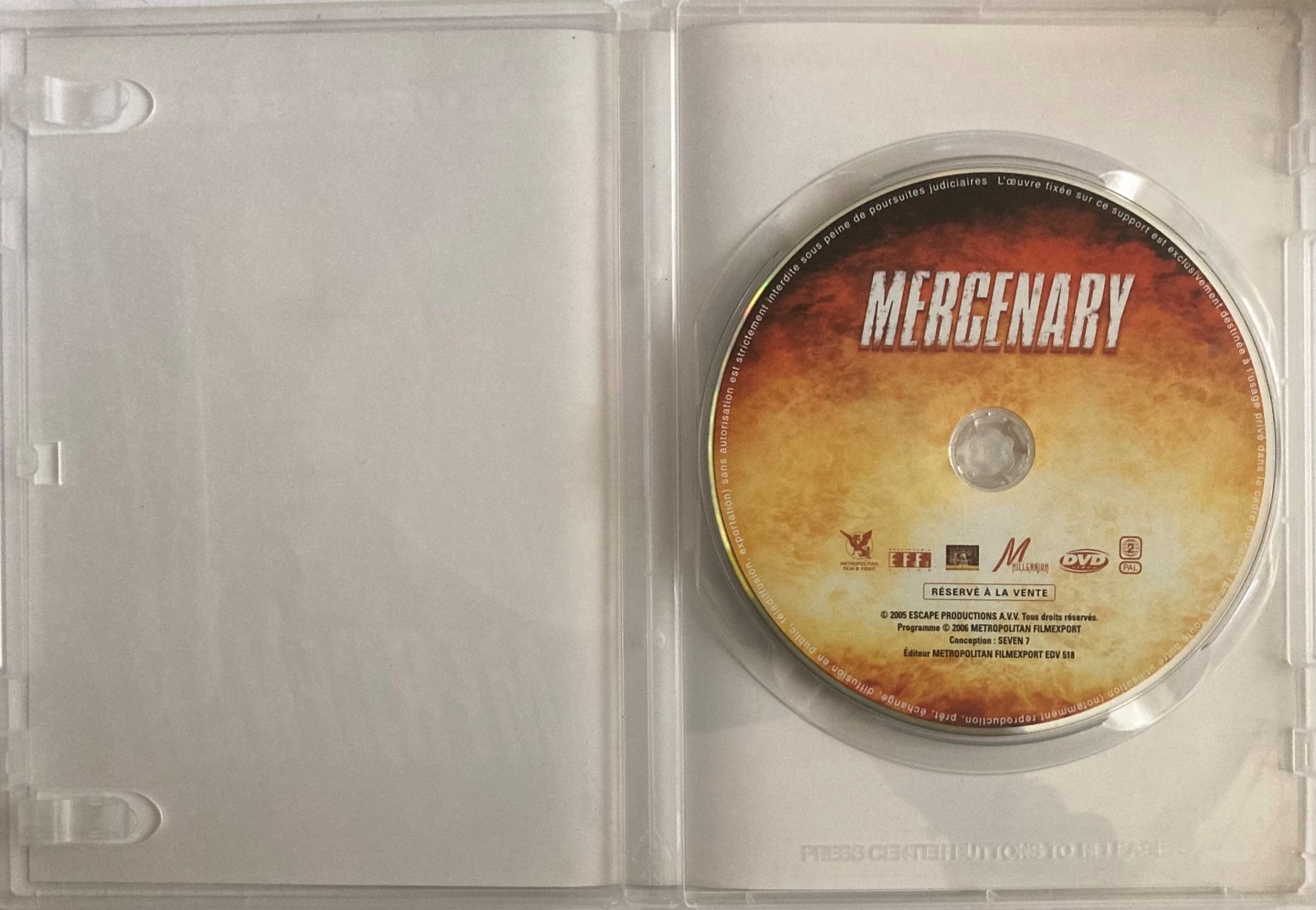 Tutti i DVDs: STEVEN SEAGAL - MERCENARY – Usato da Poliez-Pittet venduto da Newtown-Records 2