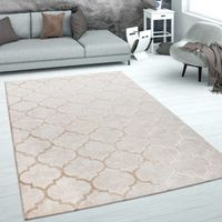 Edel Optik 🤍 XL Teppich Gold Beige 160x230 cm