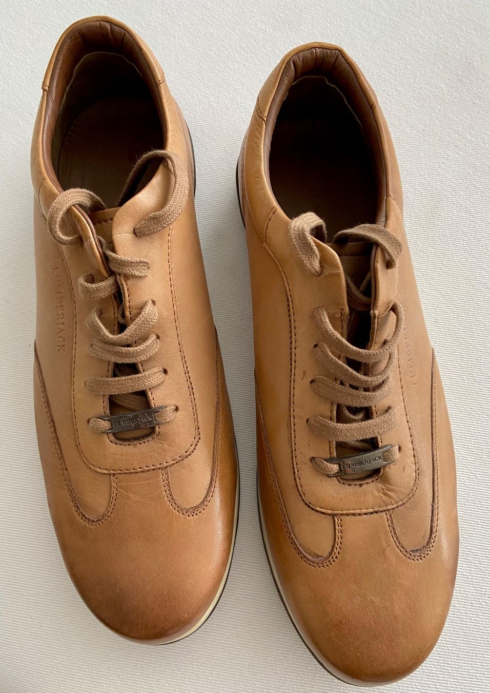Herrenschuhe: Herrenschuhe ungetragen, Leder, hellbraun, 42 – Neu (gemäss Beschreibung) aus Pratteln von Arthband