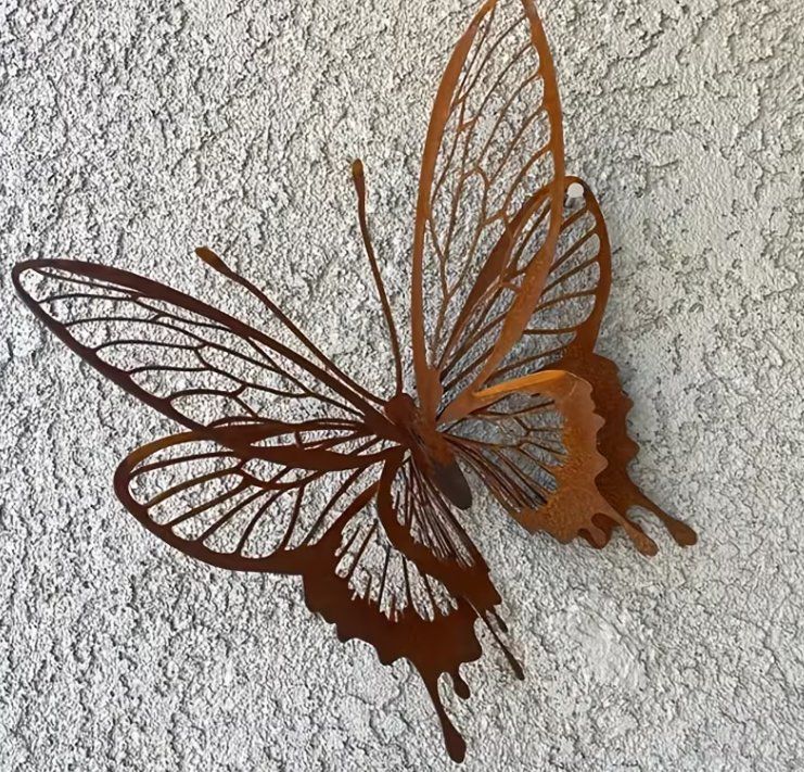 Tutte le decorazioni: Schmetterling rostig – Nuovo e nell'imballaggio originale da Gerlafingen venduto da Tsuru