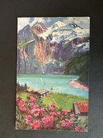 Schweiz - AK Oeschinensee von Paolo Kutscha 1924