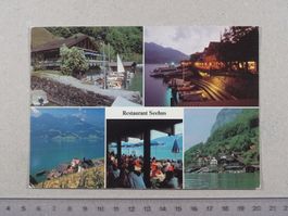 Quinten, Restaurant Seehus, 1985, Poststempel Oberterzen