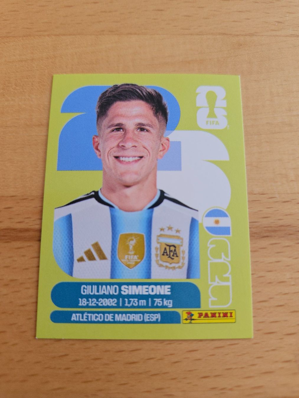 Panini Carte collezionabili: Panini WM 2026 ARG 20 – Nuovo (secondo la descrizione) da Winterthur venduto da melac