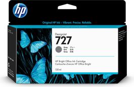 HP DesignJet T920/T930/T1500/T1530/T2500 Gray Ink,B3P24A/727