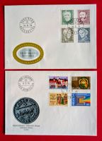 WERBEMARKEN 603 -606 PORTRÄTS BOVET DUNANT 617 -620 FDC 1978
