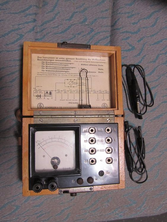 Vintage Ohmmeter, vielfach Messgerät Elektrotechnik Kaufen auf Ricardo