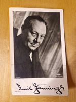 Emil Jannings, Original Autogramm auf Postkarte in s/w