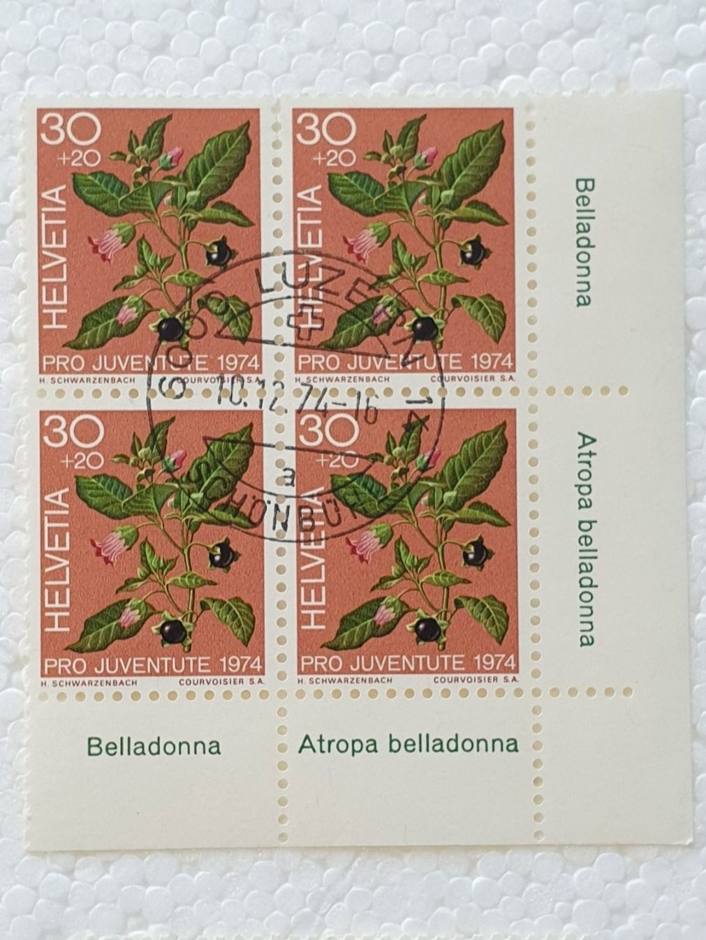 Alle Briefmarken: (941) «Giftpflanzen des Waldes» – Gebraucht aus Schwarzhäusern von Inot3 2