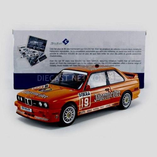 BMW Modellini d'auto: BMW E30 DTM JÄGERMEISTER, im Massstab 1:18 – Nuovo e nell'imballaggio originale da Erlenbach im Simmental venduto da Model_box 6