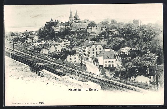 Cartes postales: AK Neuchâtel, L'Ecluse – D'occasion à Berlin par bartko-reher