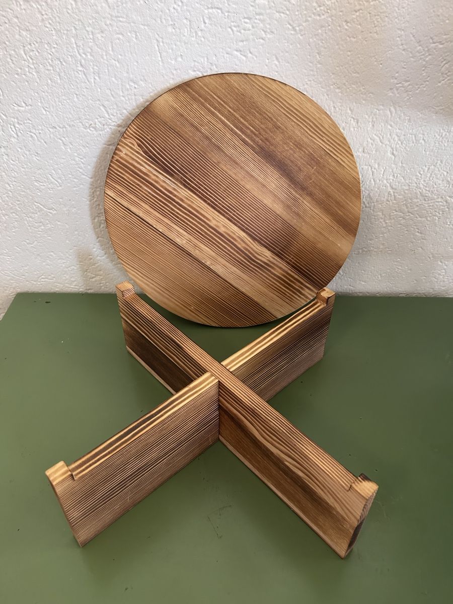 Elettrodomestici da cucina: Kessler Holz Pfannenuntersetzer rund gebrannt – Usato da Zürich venduto da ann_9fv5 2