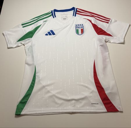 Fussball Trikot Italien Adidas weiss Grösse L neuwertig 2024