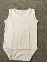Body ärmellos Grösse ca 62 weiss