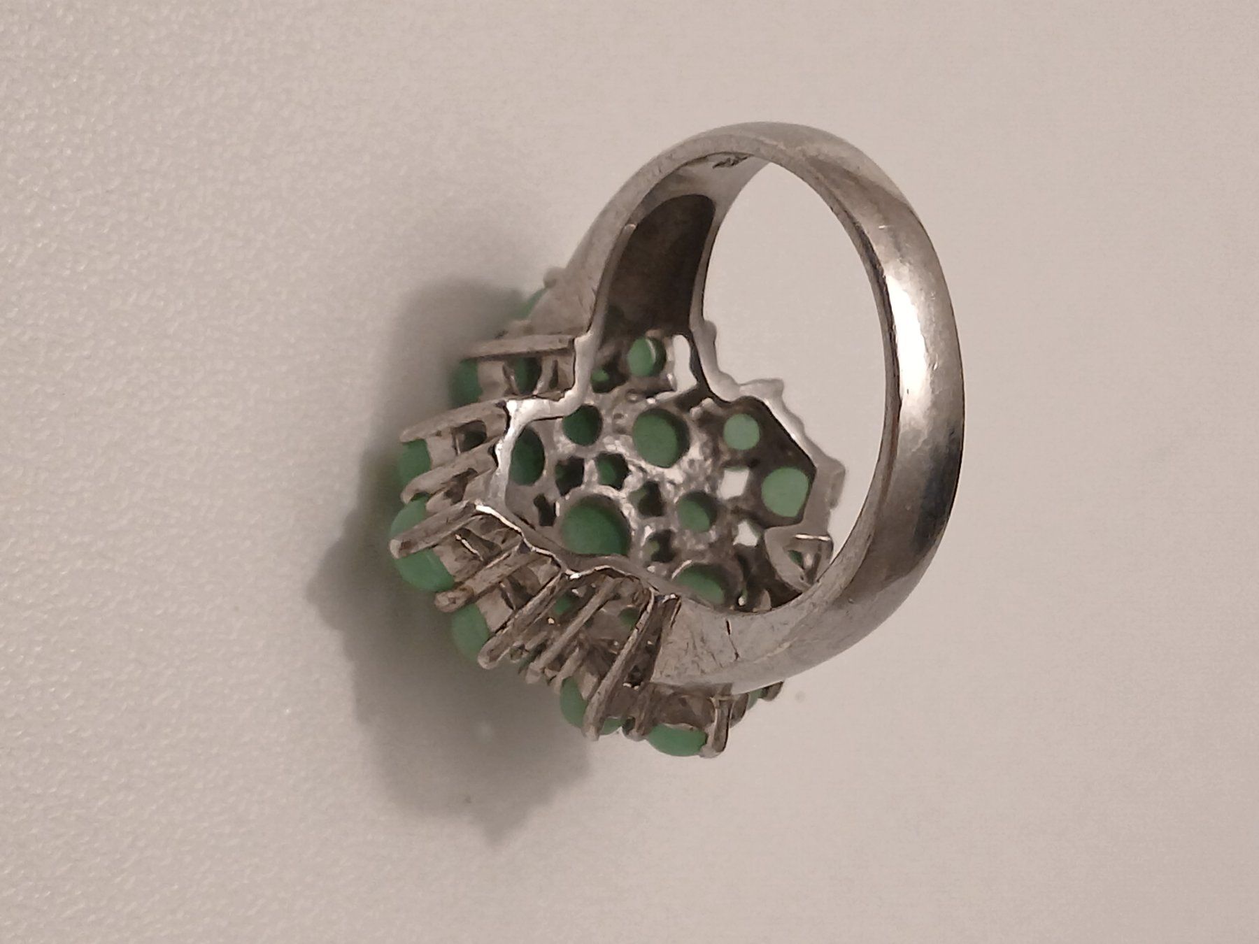 Anelli: Jade Ring Silber massiv – Usato da Eschenbach SG venduto da baradunja 2