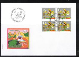 2006 Kasperli  FDC 4er UNO aus ABO