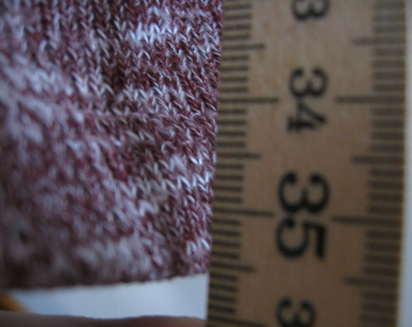 Maglioni & Felpe: Pullover mit 3/4 Ärmel weinrot meliert Gr. L – Usato da Flüelen venduto da Diversicum-Curvy 4
