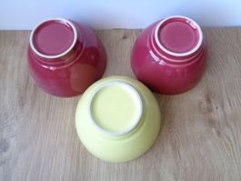 RÖSSLER 3 BOL GELB WEINROT CHACHELI ORIGINAL