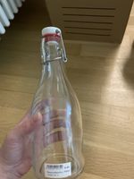 Vintage Glasflasche mit Bügelverschluss, neu, ungeöffnet!