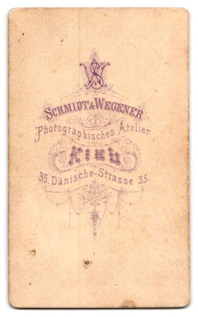 Fotografie & Manifesti: Fotografie Schmidt, Wegener, Kiel, Däni – Usato da Berlin venduto da bartko-reher 1