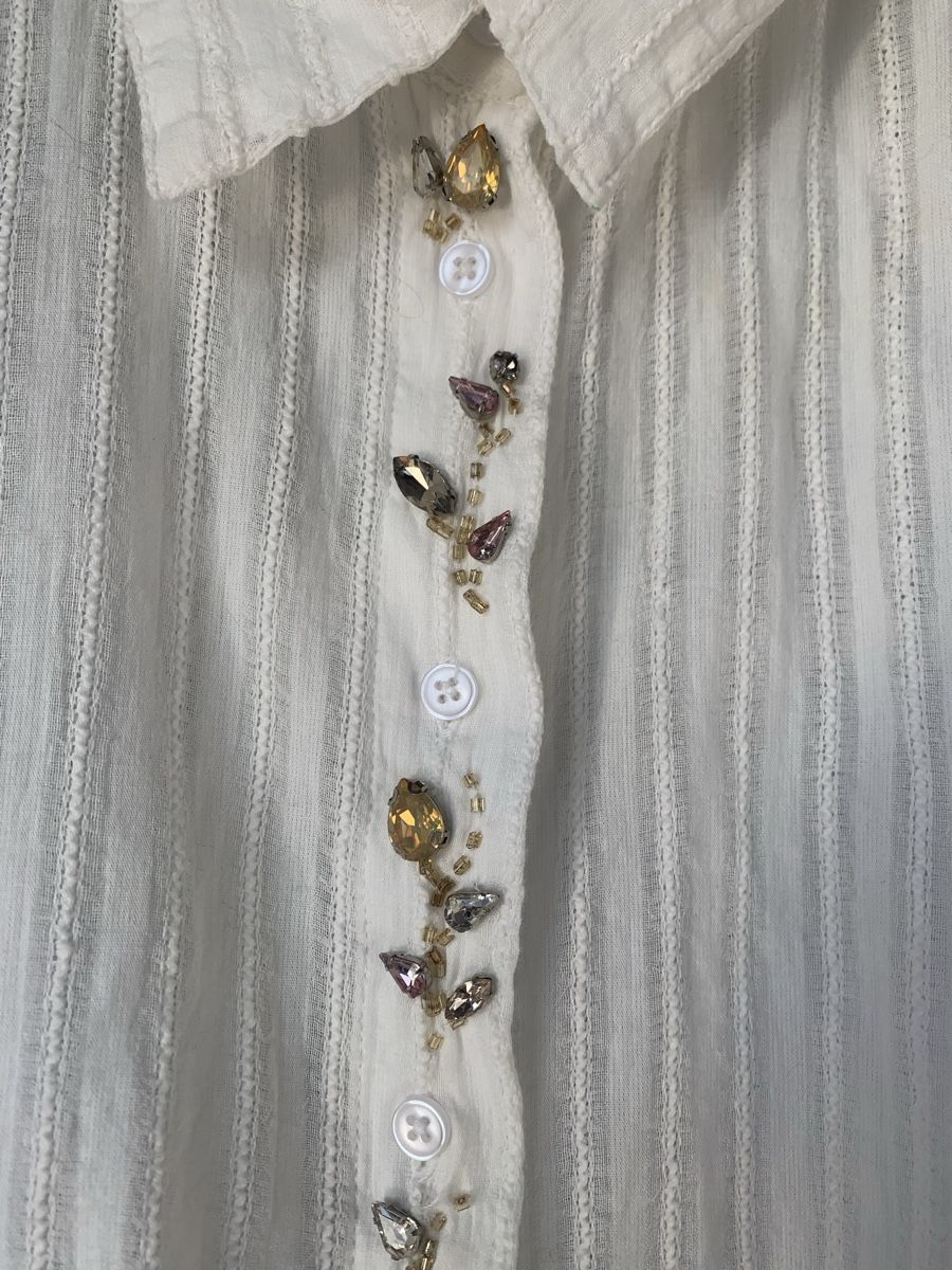 Globus Camicette: Bluse mit schönen Strasssteinen – Usato da Zürich venduto da renba1 2