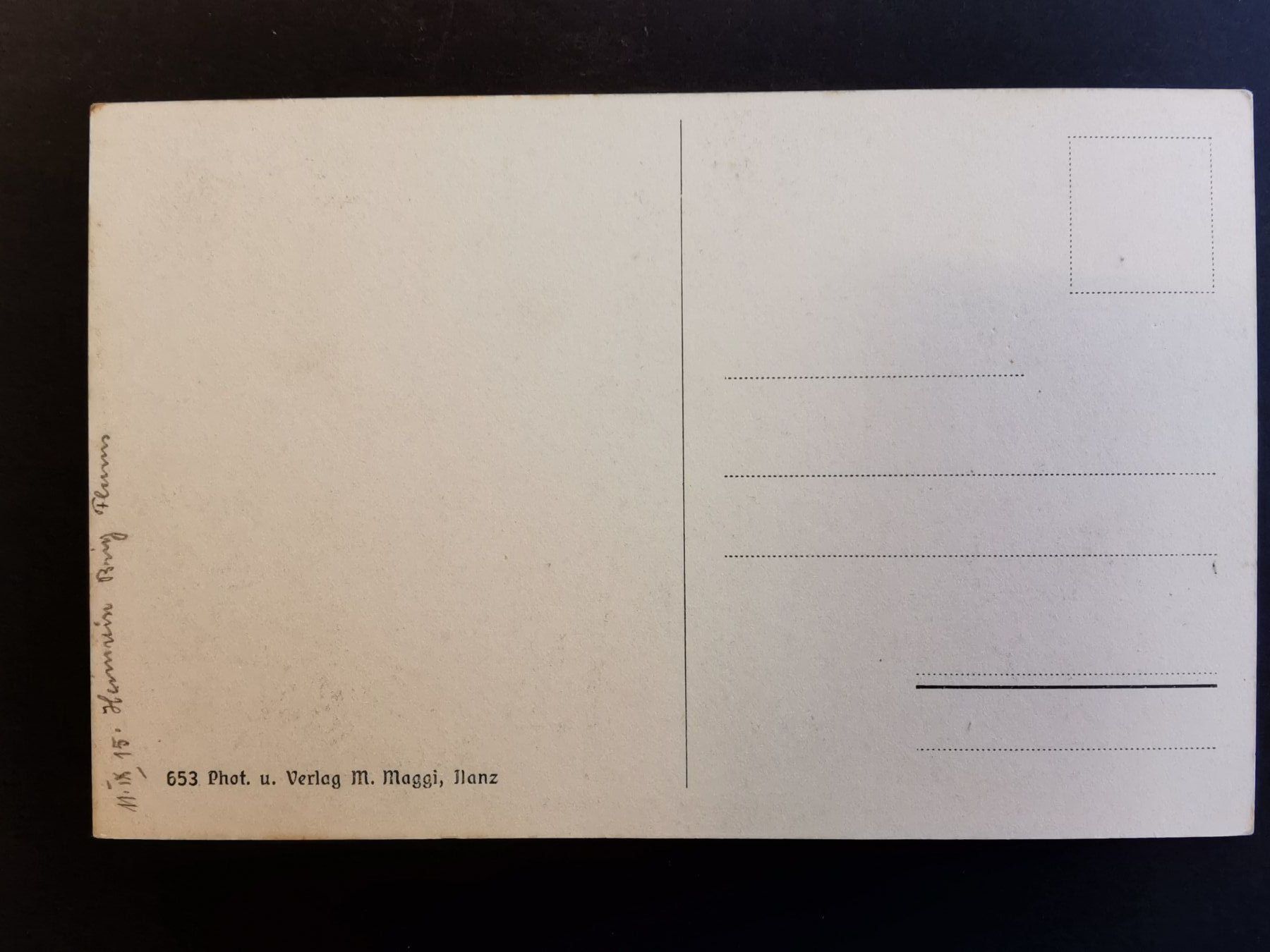Cartoline postali: Kutsche  Ansichtskarte  Tschamutt mit Badus  1915 Graubünden – Usato da Rheineck venduto da kat_7gld 2