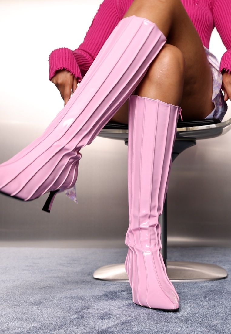 Scarpe da donna: BY FAR DOLLY PINK - OVERKNEES - Orginalpreis 875.- – Nuovo e nell'imballaggio originale da Zürich venduto da luxuryoutlet1 2