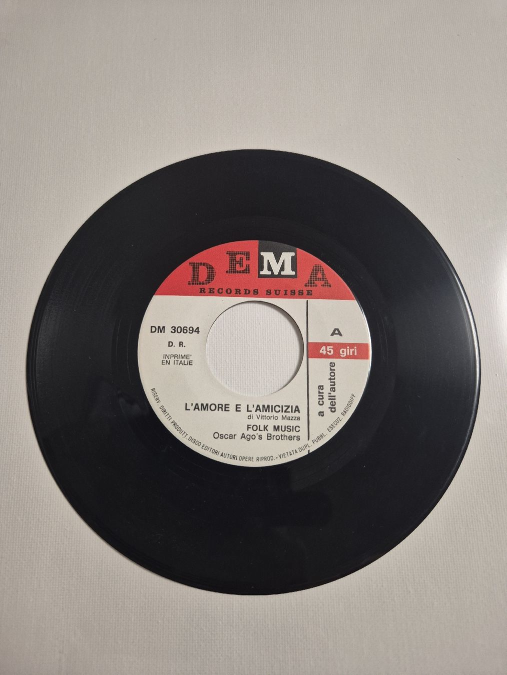 Schallplatten: Oscar Ago's Brother - Single 7 , CH – Gebraucht aus Uster von newwave0 2