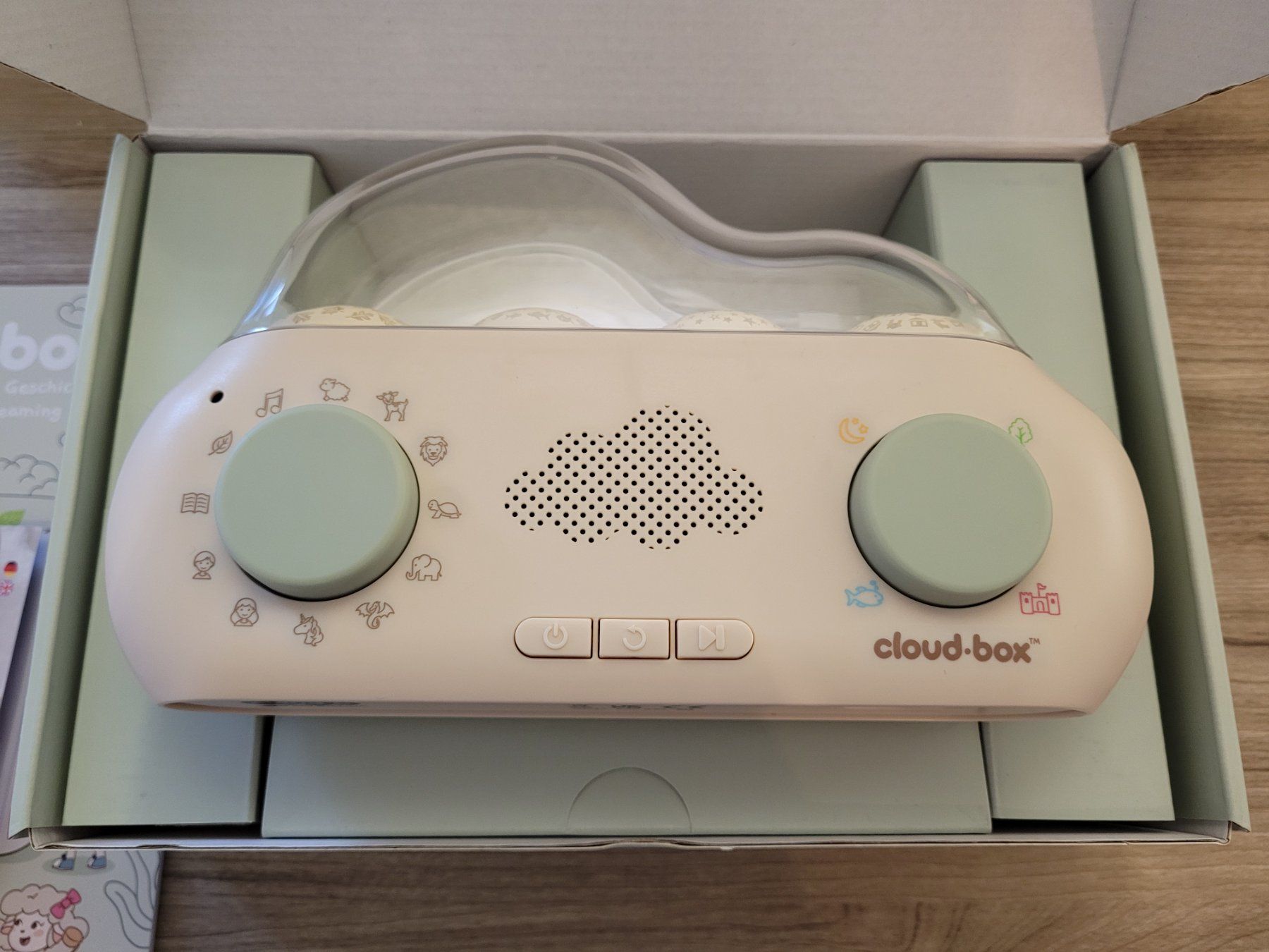 Carillon: Veilleuse musicale Cloud-box, neuve, histoires DE/ENG – Nuovo e nell'imballaggio originale da Yverdon-les-Bains venduto da lalolo64 4