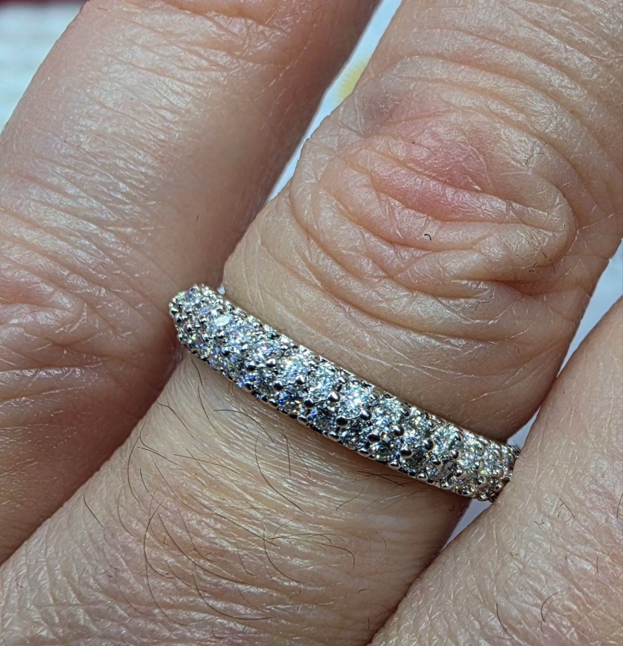 Anelli: Bague argent avec diamants de moissanite certifiés GRA – Nuovo e nell'imballaggio originale da Reconvilier venduto da Tsma67 5