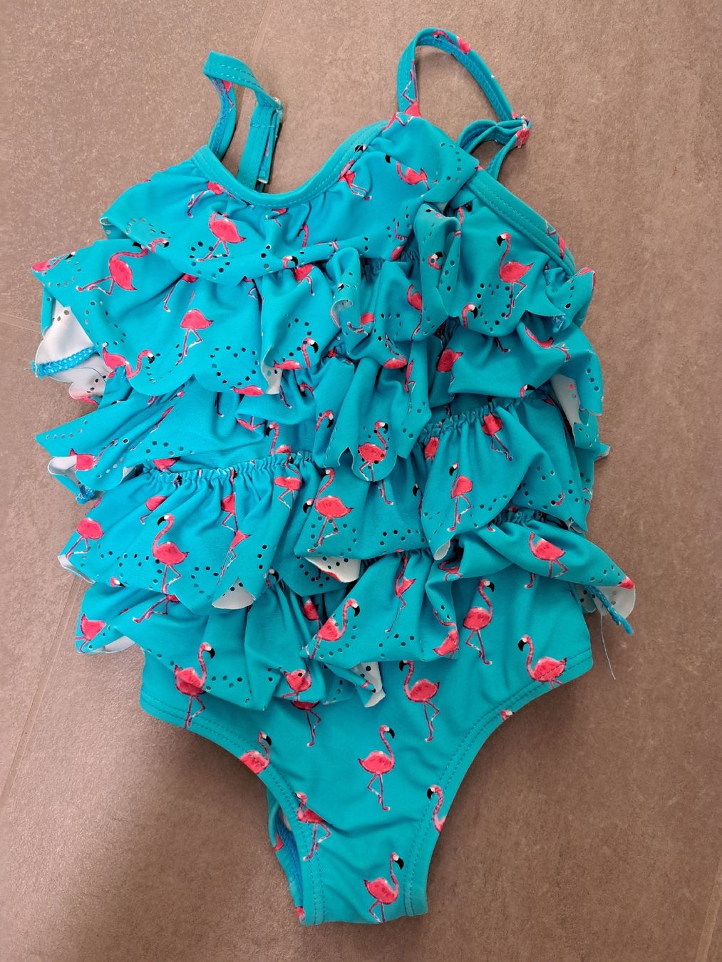 Costumi da bagno & Bikini: Süsser Mädchen Badeanzug Flamingo Grösse 80 – Usato da Basadingen venduto da Perlenfee_Schweiz