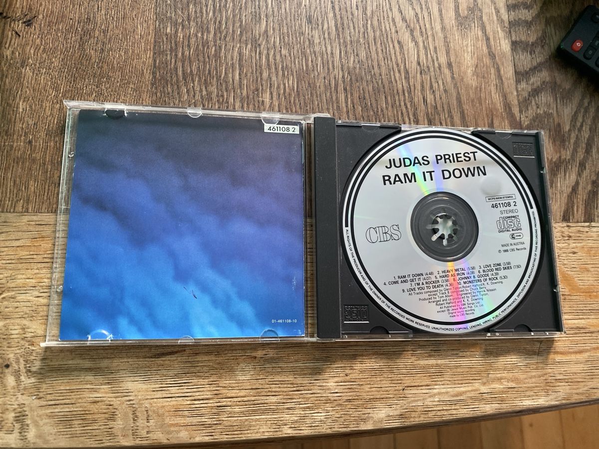 CD: Judas Priest- Ram it down CD – Usato da Liestal venduto da Stephanoceras1 2