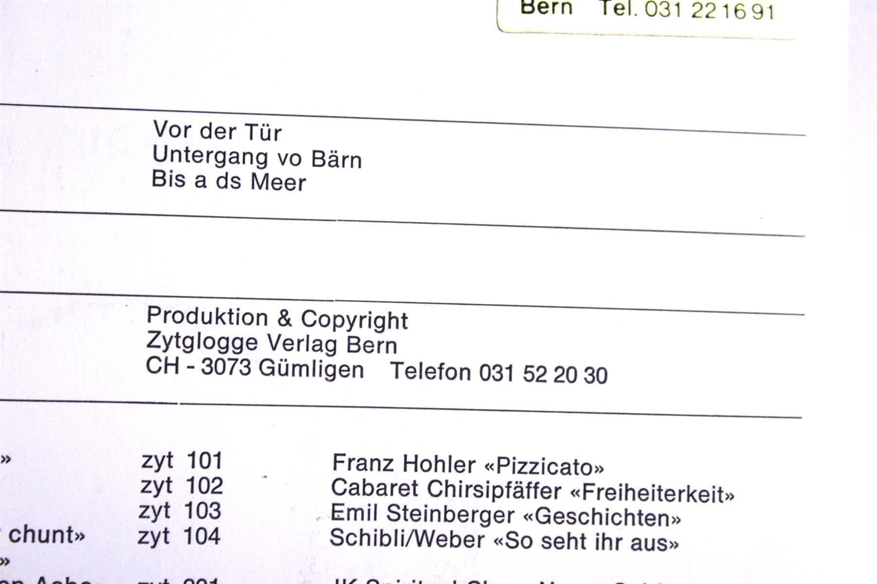 Libri: RUEDI KREBS: Einisch am ne schöne Aabe – Usato da Bern venduto da kultiges 4