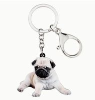 SCHLÜSSELANHÄNGER MOPS NEU