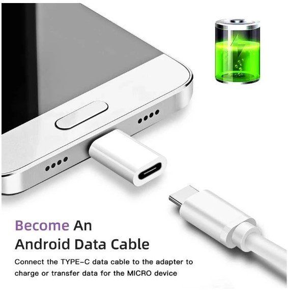 Unità & Adattatore: USB-C Weibliche zu Micro USB Männlich Adapter – Nuovo e nell'imballaggio originale da Rorschacherberg venduto da elektrofreak 5